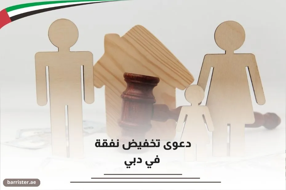 دعوى تخفيض نفقة في دبي