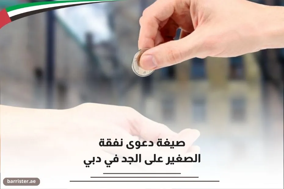 صيغة دعوى نفقة الصغير على الجد في دبي