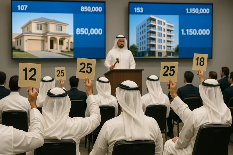 اجراءات بيع العقار بالمزاد العلنى دبي