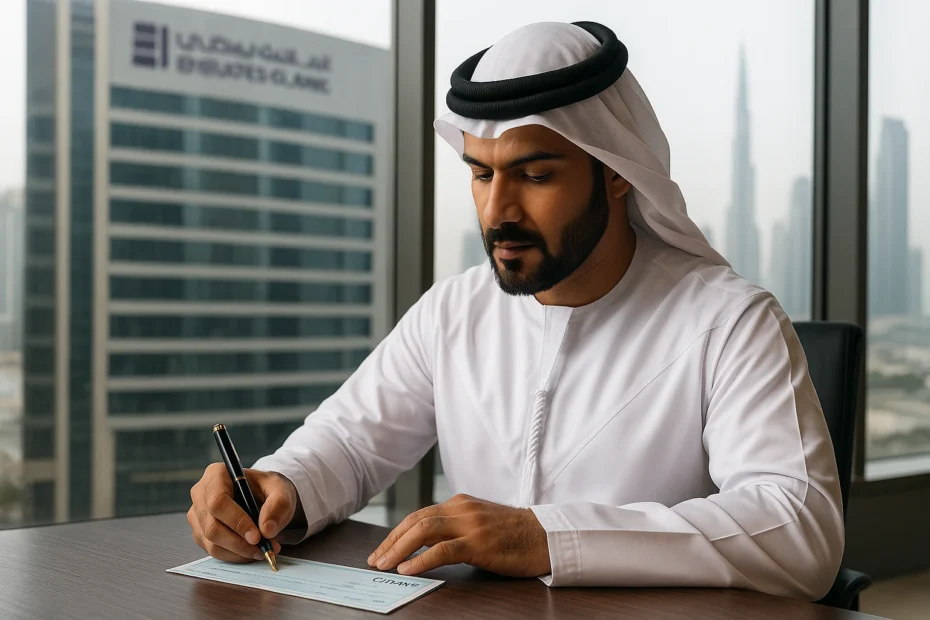 انواع الشيكات في الامارات